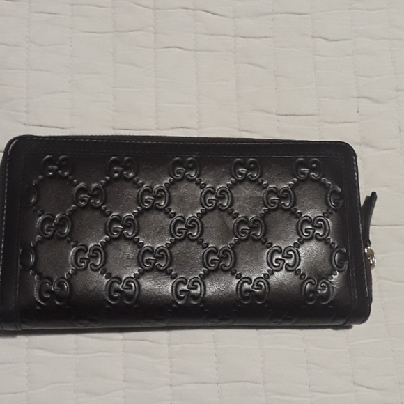 Sold-Guccissima zip around wallet - Picture 2 of 3